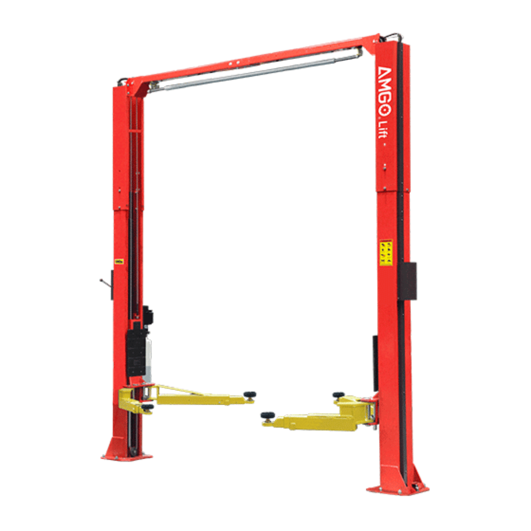AMGO OH-9 Clear-Floor Two Post Lift – 9,000-lb Capacity