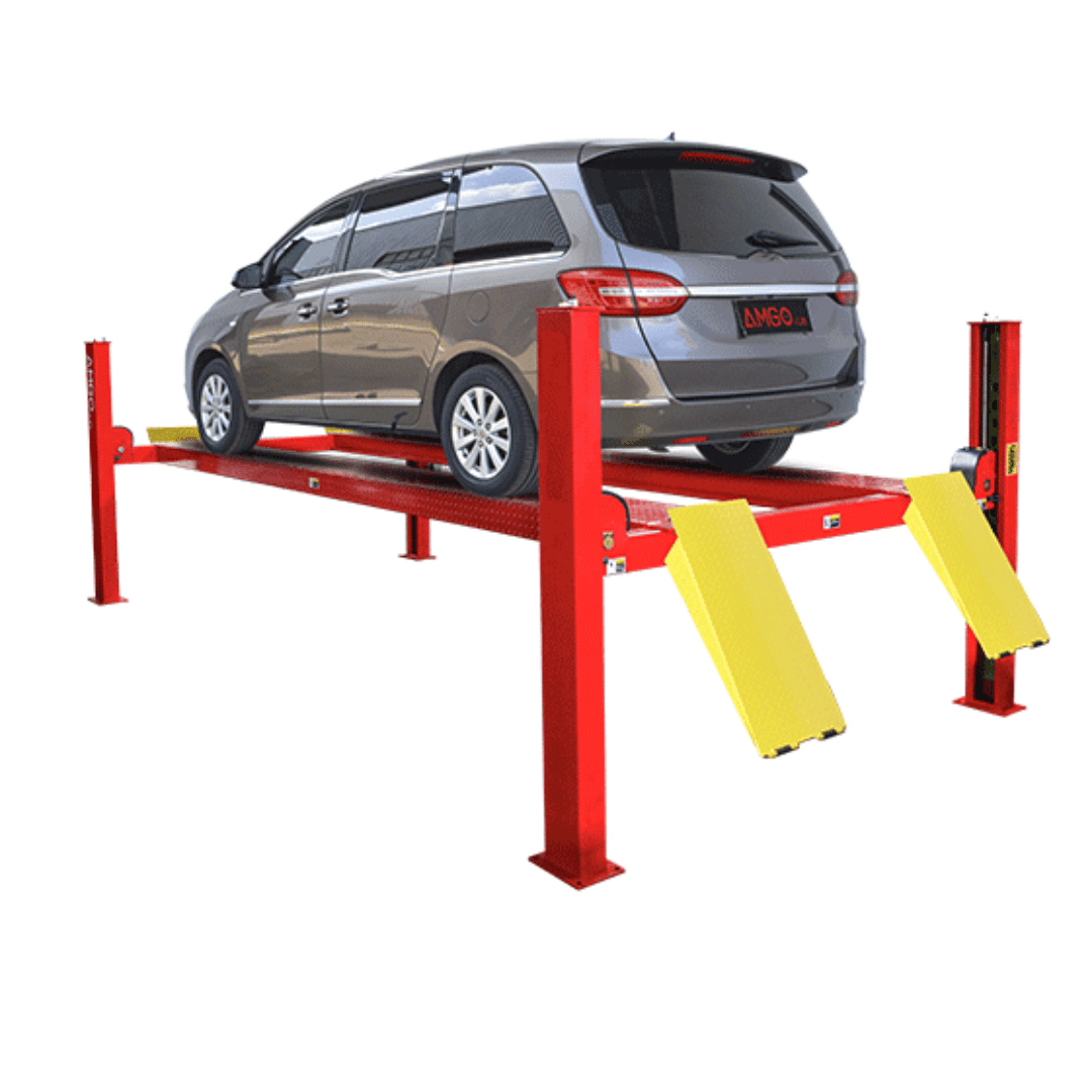 AMGO PRO-14 Four Post General Service Lift – 14,000-lb Capacity