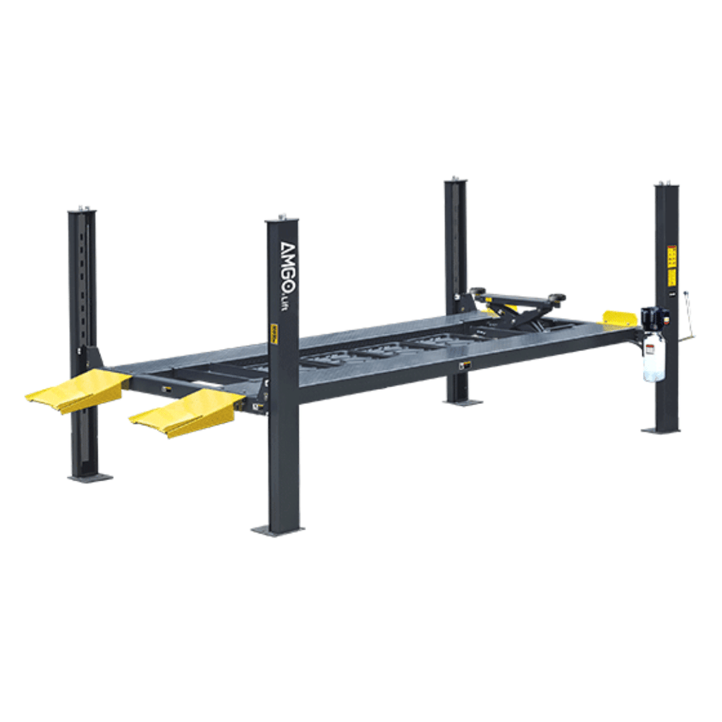 AMGO 408-P Deluxe Four Post Parking Lift – 8,000-lb Capacity