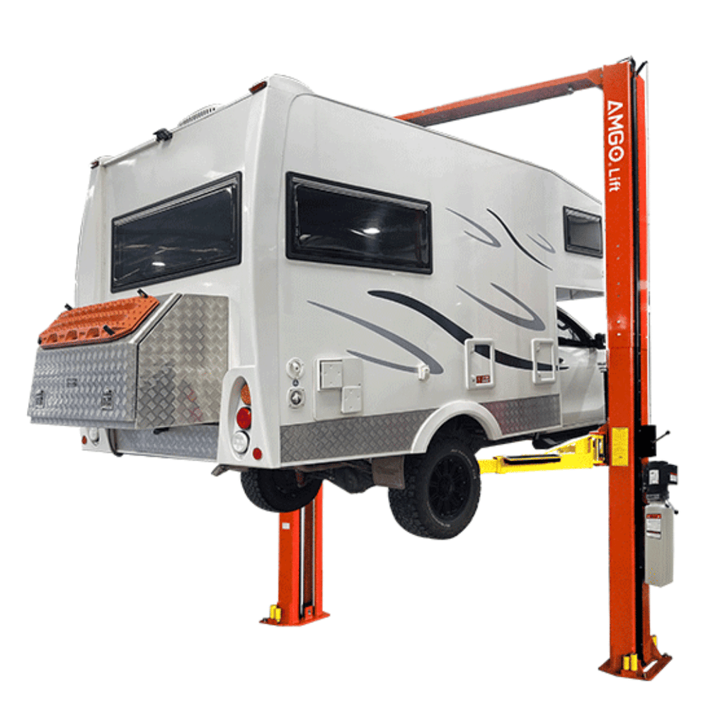 AMGO OH-12 Clear-Floor Two Post Lift – 12,000-lb Capacity
