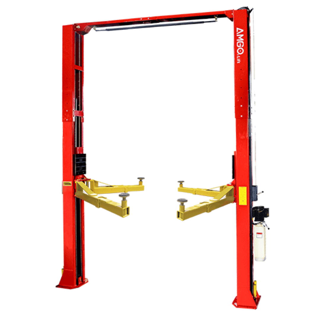 AMGO OH-15 Clear-Floor Two Post Lift – 15,000-lb Capacity