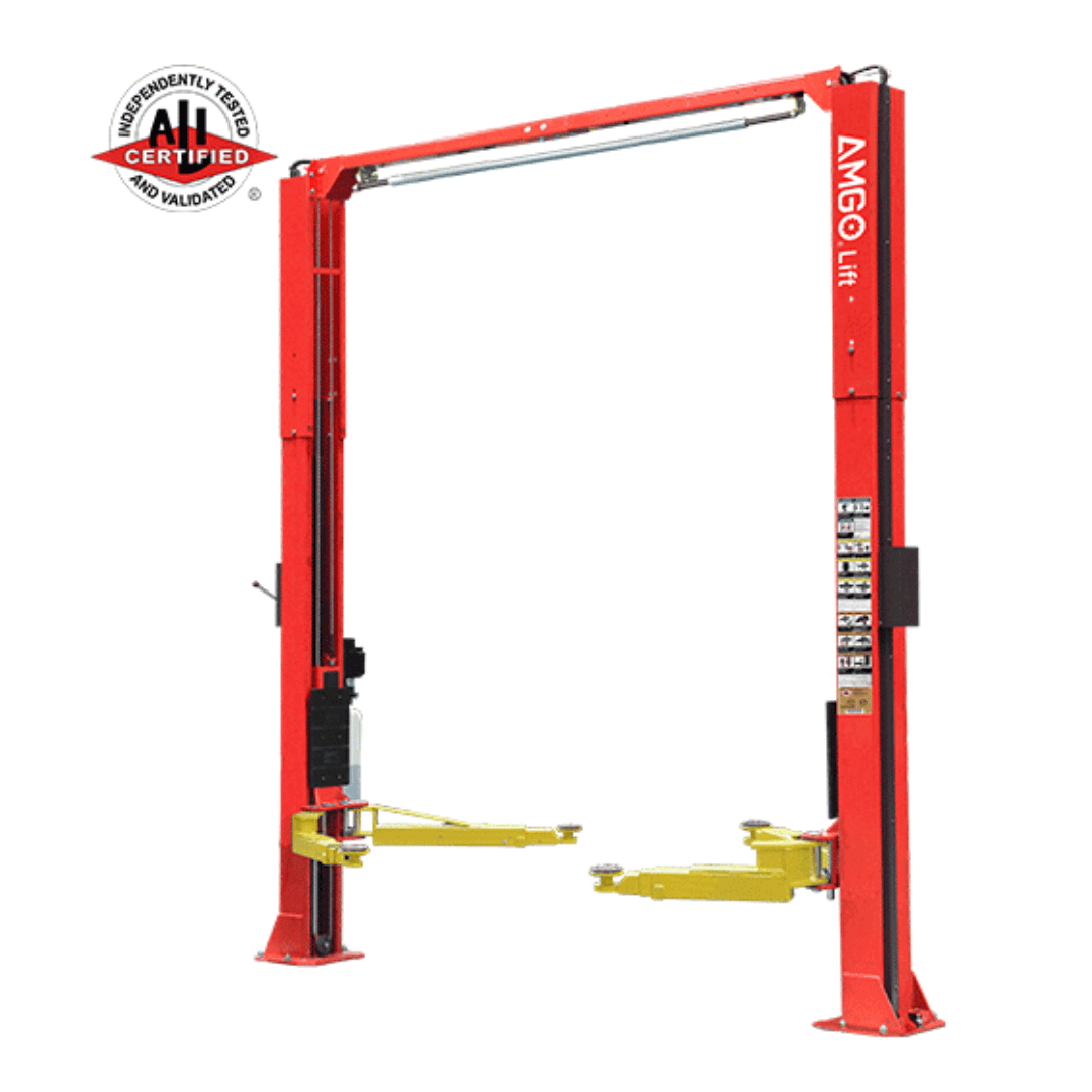 AMGO OH-10 Clear-Floor Two Post Lift – 10,000-lb Capacity