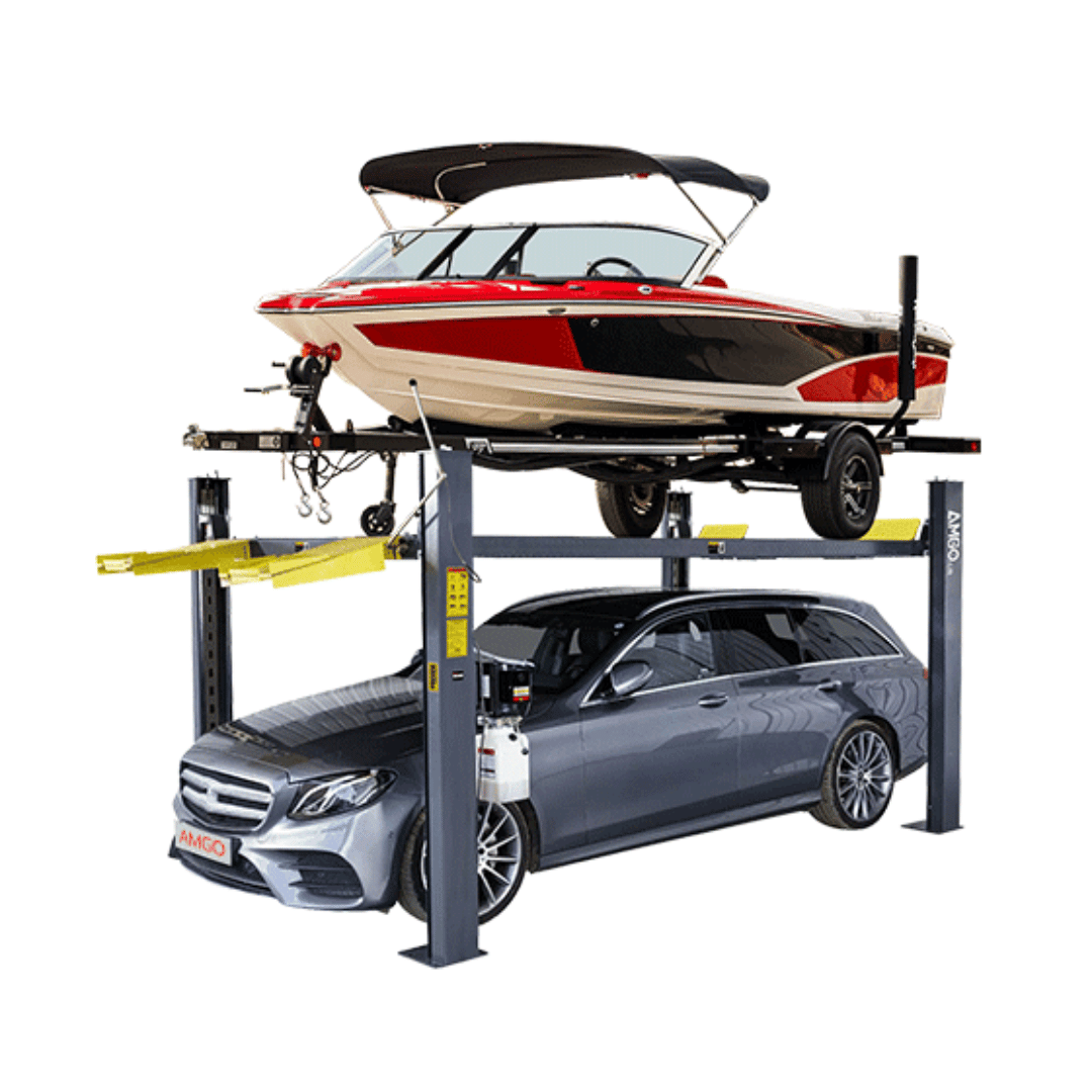 AMGO 409-HPX Extended Boat & Wide-Vehicle Storage Lift – 9,000-lb Capacity