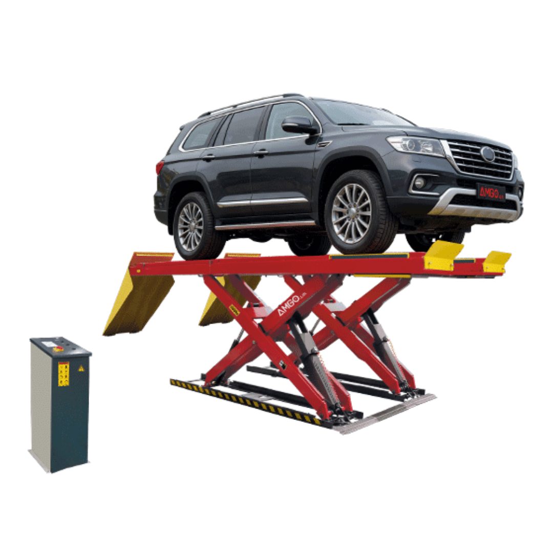 AMGO AX-16A Heavy-Duty Alignment Scissors Lift – 16,000-lb Capacity