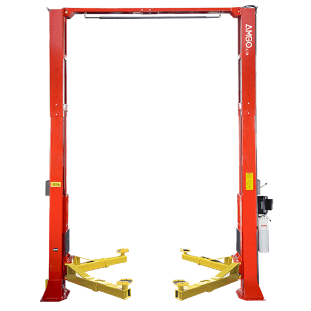 AMGO OH-18 Clear-Floor Two Post Lift – 18,000-lb Capacity