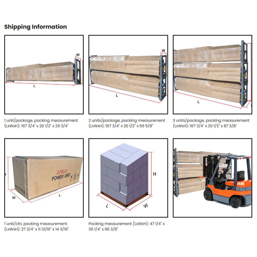 AMGO 408-HPX Boat & Wide-Vehicle Storage Lift – 8,000-lb Capacity
