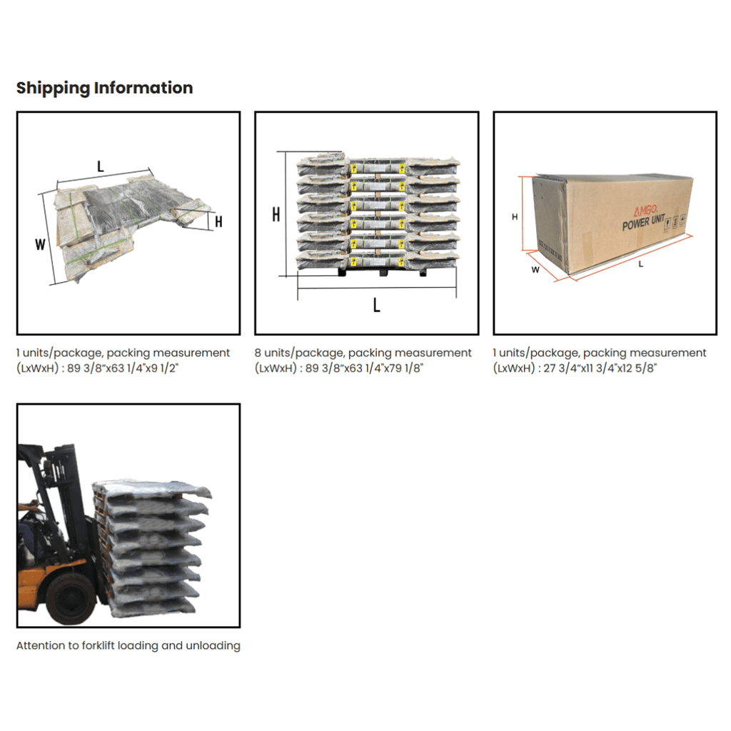 AMGO MRP06 Portable Mid-Rise Lift – 6,000-lb Capacity