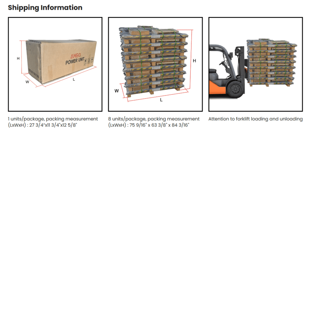 AMGO MRL07 Portable Mid-Rise Scissors Lift – 7,000-lb Capacity
